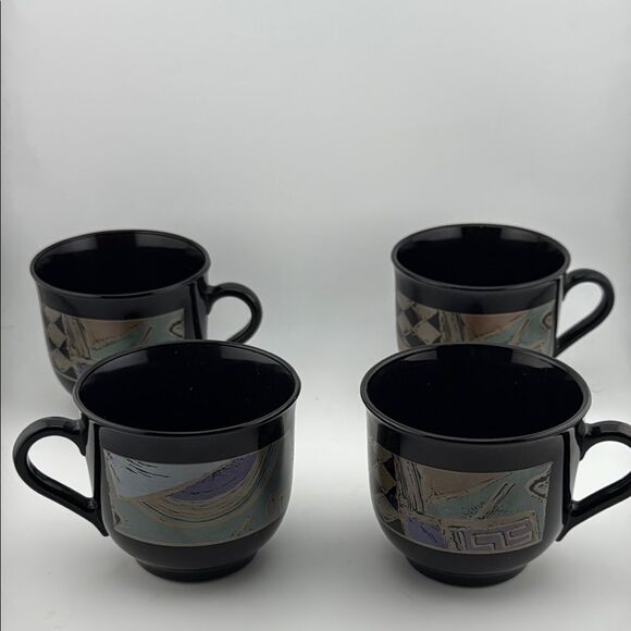 Vintage Arcoroc France Elegant Mug Set - Picture 1 of 4
